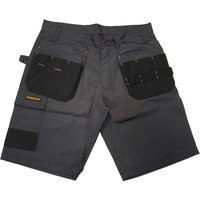 Stanley Mens Sedona Holster Pocket Work Shorts Grey / Black 30" Stanley Mens Sedona Holster Pocket Work Shorts Grey / Black 30"