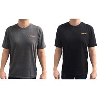 Stanley Mens T Shirt Twin Pack of 2 Grey / Black 2XL Stanley Mens T Shirt Twin Pack of 2 Grey / Black 2XL