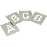 27 Piece Zinc Letter Stencil Set 3"
