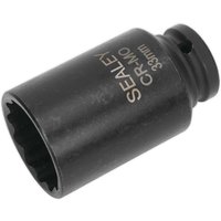 Sealey Specialised 1/2" Drive Deep Bi Hexagon Impact Socket Metric 1/2" 33mm Sealey Specialised 1/2" Drive Deep Bi Hexagon Impact Socket Metric 1/2" 33mm