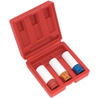 Sealey 3 Piece 1/2" Drive Impact Socket Set for Alloy Wheels 1/2" Sealey 3 Piece 1/2" Drive Impact Socket Set for Alloy Wheels 1/2"