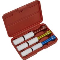 Sealey 3 Piece 1/2" Drive Deep Impact Socket Set for Alloy Wheels 1/2" Sealey 3 Piece 1/2" Drive Deep Impact Socket Set for Alloy Wheels 1/2"