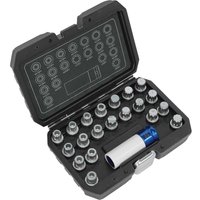 Sealey 21 Piece Locking Wheel Nut Key Set for BMW and Mini