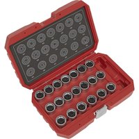 Sealey 20 Piece Locking Wheel Nut Key Set for VAG