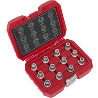 Sealey 12 Piece Locking Wheel Nut Key Set for VW
