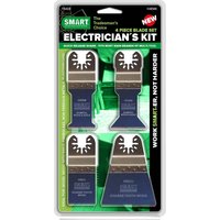 4 Piece Trade Electricians OIS Oscillating Tool Blade Set