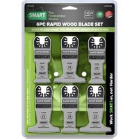 6 Piece Trade Rapid OIS Oscillating Tool Wood Blade Set