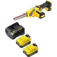 Stanley Fatmax V20 SFMCE210 18v Cordless Power File Belt Sander 2 x 4ah Li-ion Charger No Case