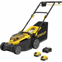 Stanley FatMax V20 SCMWP340 18v Cordless Rotary Lawnmower 340mm 2 x 4ah Li-ion Battery Charger
