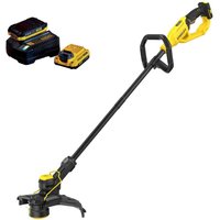 Stanley FatMax V20 STCST933 18v Cordless Grass Trimmer 330mm 2 x 2ah Li-ion Battery Charger