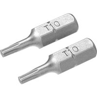 Stanley Torx Screwdriver Bits T10 25mm Pack of 2 Stanley Torx Screwdriver Bits T10 25mm Pack of 2