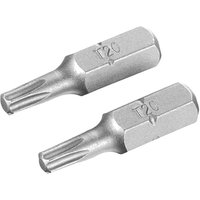 Stanley Torx Screwdriver Bits T20 25mm Pack of 2 Stanley Torx Screwdriver Bits T20 25mm Pack of 2