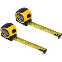 Stanley 2 Piece Fatmax Blade Armor Tape Measure Metric Kit Metric 5m 32mm
