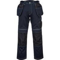 Portwest PW3 Mens Holster Work Trousers Navy / Black 38" 29"