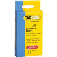 Type 91 Narrow Staples 25mm Pack 1000