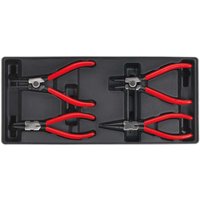 Sealey 4 Piece Circlip Plier Set in Module Tray Sealey 4 Piece Circlip Plier Set in Module Tray