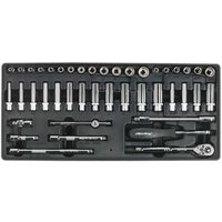 Sealey 43 Piece 1/4" Drive Socket Set Metric and Imperial in Module Tray 1/4" Sealey 43 Piece 1/4" Drive Socket Set Metric and Imperial in Module Tray 1/4"