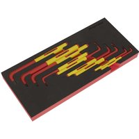 Sealey 9 Piece VDE Insulated Torx Key Set in Module Tray Sealey 9 Piece VDE Insulated Torx Key Set in Module Tray