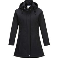 Portwest Carla Womens Softshell Jacket Black XS