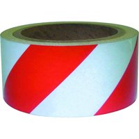 Adhesive Hazard Warning Tape Red 50mm 33m