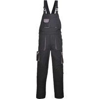 Portwest Texo Contrast Bib and Brace Black M 31"