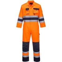 Portwest Nantes Hi Vis Overall Orange / Navy M