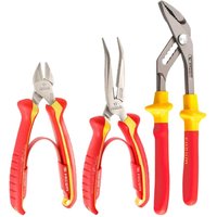 Facom VE.A3 3 Piece VDE Insulated Plier Set