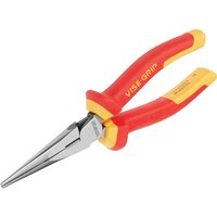 VDE Insulated High Leverage Long Nose Pliers