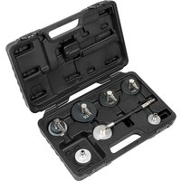 Sealey 7 Piece Brake and Clutch Pressure Bleeder Cap Set Sealey 7 Piece Brake and Clutch Pressure Bleeder Cap Set