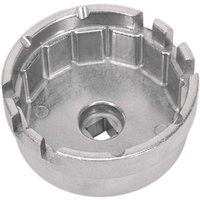 Sealey 3/8" Drive 14 Flute Oil Filter Cap Wrench for Toyota Vehicles 3/8" 64.5mm Sealey 3/8" Drive 14 Flute Oil Filter Cap Wrench for Toyota Vehicles 3/8" 64.5mm