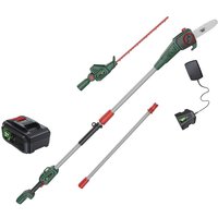 Webb Eco WEV20PSHT 20v Cordless Long Reach Hedge Trimmer 500mm and Pruner Attachment
