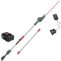 Webb Eco WEV20PHT 20v Cordless Long Reach Hedge Trimmer 500mm 1 x 4ah Li-ion Battery Charger