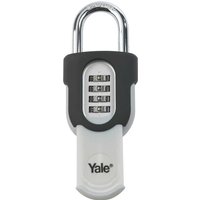 Yale 4 Digit Combination Padlock and Sliding Cover 50mm Standard