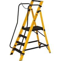 Werner Megastep 4 Tread Fibreglass Platform Stepladder