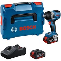 Bosch GDS 18V-750 C Cordless Brushless 1/2" Drive Impact Wrench 2 x 5ah Li-ion Charger Case