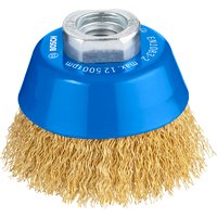 Bosch 1608614020 Cup Brush Ø 70mm Brass-coated 0.3mm M14