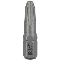 Bosch Screwdriver Bit, 1/4 in Tip, PH3 Tip, Hex Drive, 25mm Overall 1-Piece