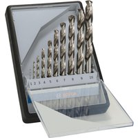 Bosch PRO Robust Line 10 Piece HSS-G Drill Bit Set