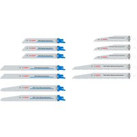 Bosch PRO 12 Piece Demolition Reciprocating Saw Blade Set