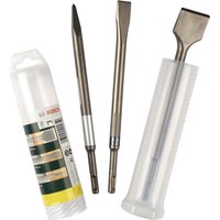 Bosch 3 Piece SDS Plus Chisel And Point Set
