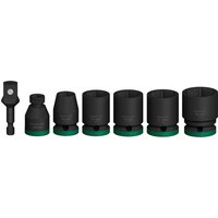 Bosch PRO 7 Piece 1/2" Drive Impact Socket and Hex Shank Adapter Set 1/2"
