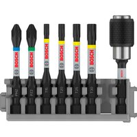 Bosch PRO 7 Piece Impact Control Screwdriver Bit Set