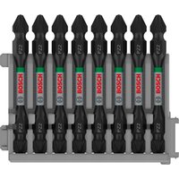 Bosch PRO Impact Pozi Screwdriver Bit PZ2 65mm Pack of 8