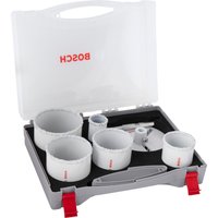 Bosch 6 Piece Brick and Soft Tile Hole Saw Set