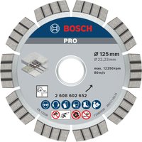 Bosch PRO Concrete Diamond Cutting Disc 125mm