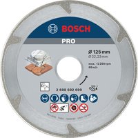Bosch Diamond cutting discs PRO Marble Diamond Disc 125 x 22.23 mm 2608602690
