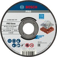 Bosch 2608603177 Cutting Disc 115mm For Stone Fits Angle Grinder