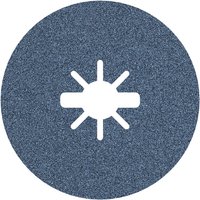 Bosch X Lock Zirconia Aluminium Abrasive Disc, 115 mm, P80 Grit 50 Per Pack