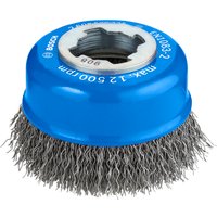Bosch PRO X Lock Crimped Steel Wire Cup Brush 75mm X-Lock
