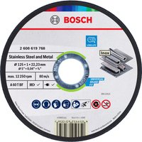 Bosch Standard For Metal Straight Cutting Disc 125mm Pack of 100